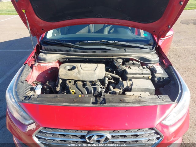 12704070 :رقم المزاد ، 3KPC24A3XKE078190 vin ، 2019 Hyundai Accent Se/sel مزاد بيع