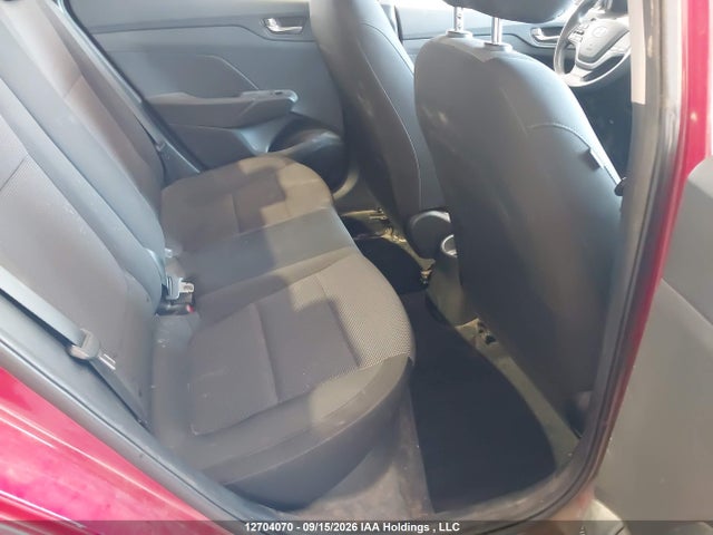 12704070 :رقم المزاد ، 3KPC24A3XKE078190 vin ، 2019 Hyundai Accent Se/sel مزاد بيع