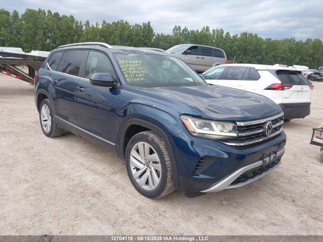 2021 Volkswagen Atlas Sel მანქანა იყიდება აუქციონზე, vin: 1V2BP2CA6MC589045, აუქციონის ნომერი: 12704119