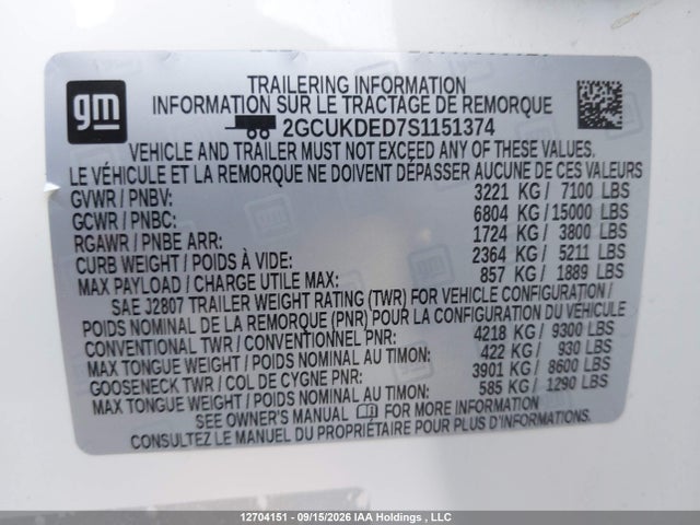 Chevrolet Silverado K1500 Lt 2025 2GCUKDED7S1151374 Image 18