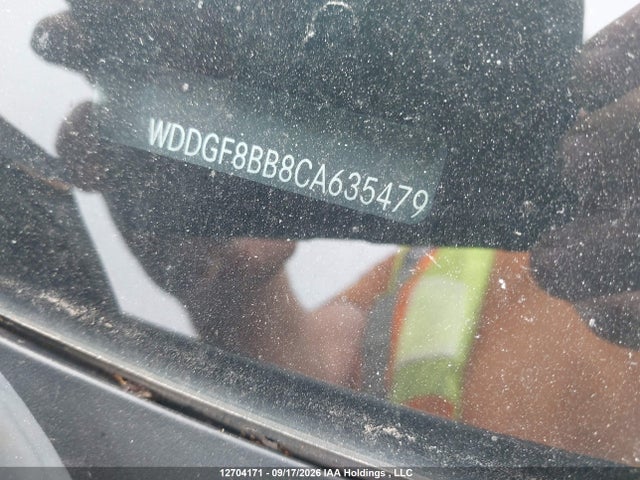 12704171 :رقم المزاد ، WDDGF8BB8CA635479 vin ، 2012 Mercedes-benz C 300 4matic مزاد بيع