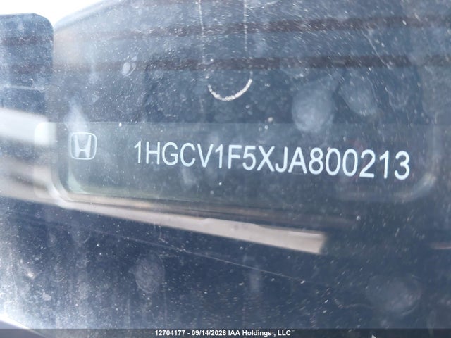 Продажа на аукционе авто 2018 Honda Accord Exl, vin: 1HGCV1F5XJA800213, номер лота: 12704177