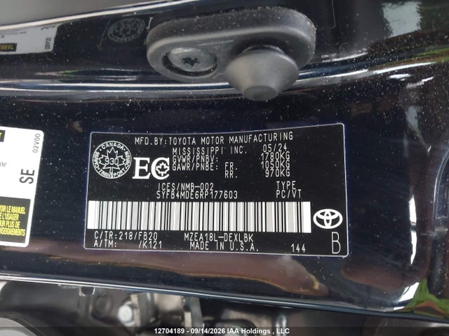 Toyota COROLLA LE 2024 5YFB4MDE6RP177603 Image 17
