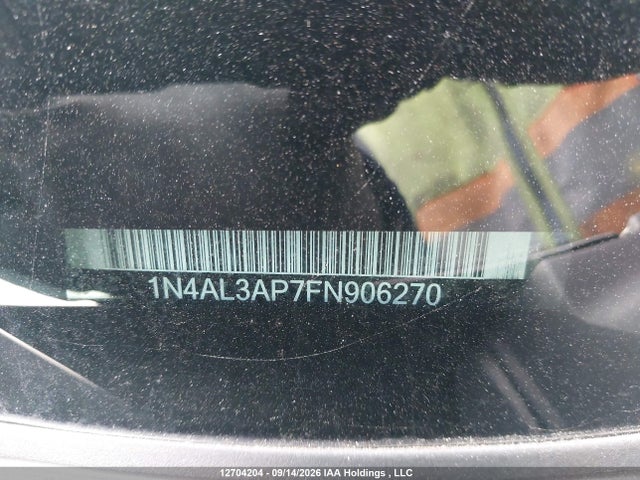 12704204 :رقم المزاد ، 1N4AL3AP7FN906270 vin ، 2015 Nissan Altima 2.5/s/sv/sl مزاد بيع
