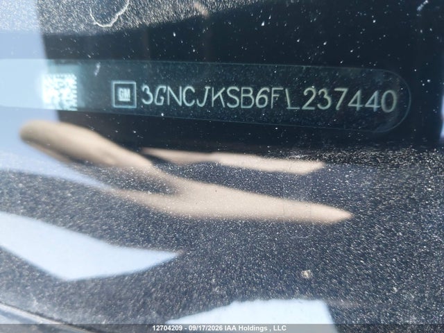 12704209 :رقم المزاد ، 3GNCJKSB6FL237440 vin ، 2015 Chevrolet Trax Ls مزاد بيع