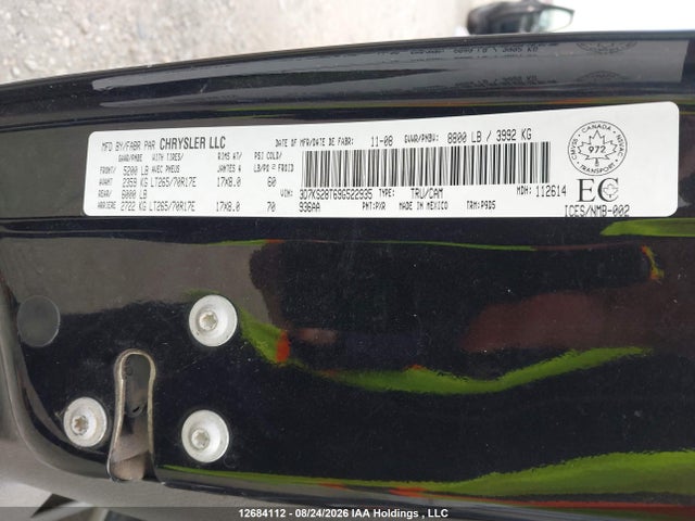 12684112 :رقم المزاد ، 3D7KS28T69G522935 vin ، 2009 Dodge Ram 2500 St/sxt مزاد بيع