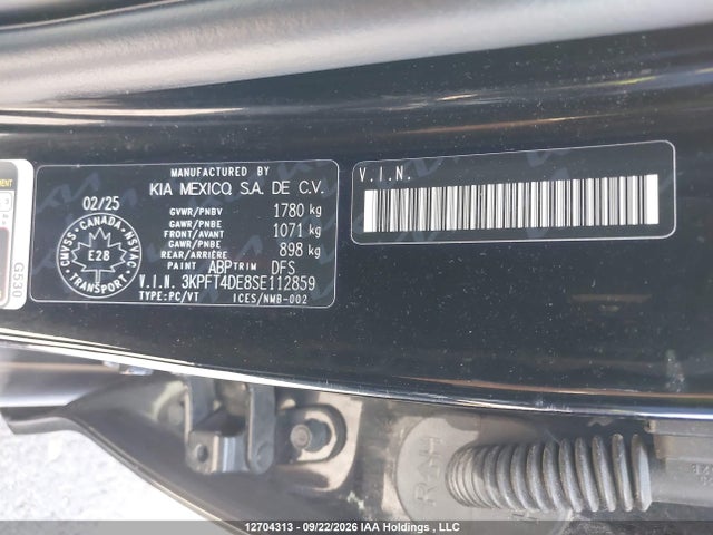 KIA K4 Lx 2025 3KPFT4DE8SE112859 Image 9
