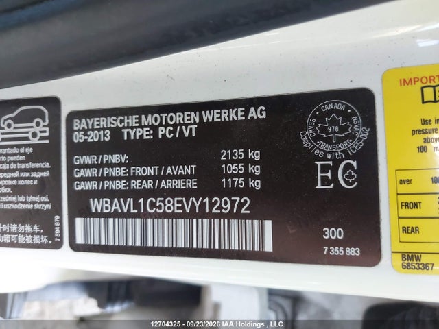 WBAVL1C58EVY12972 BMW X1