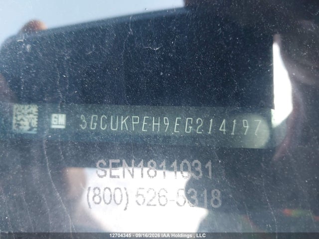 Aukcja sprzedaży 2014 Chevrolet Silverado 1500, vin: 3GCUKPEH9EG214197, numer aukcji: 12704345