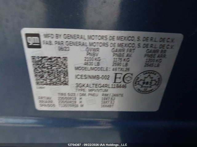 GMC Terrain Sle 2024 3GKALTEG4RL118446 Image 17