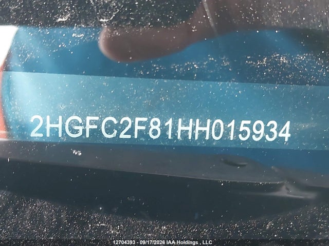 2HGFC2F81HH015934 Honda CIVIC EX