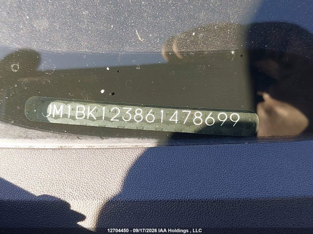 Aukcja sprzedaży 2006 Mazda 3 S, vin: JM1BK123861478699, numer aukcji: 12704450