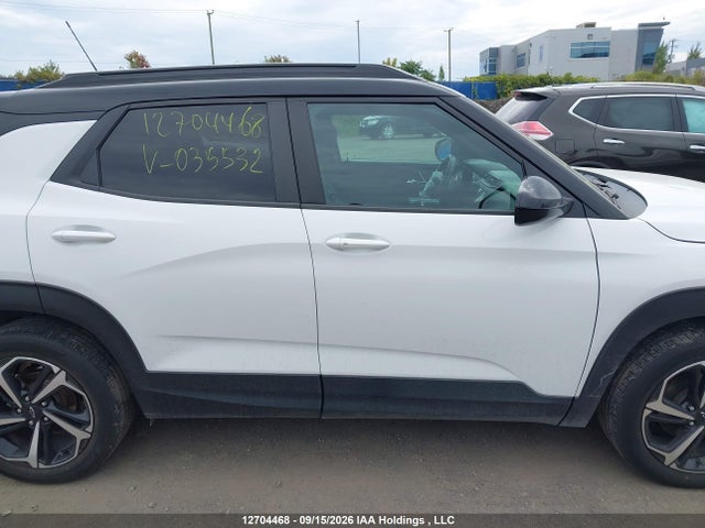 2022 Chevrolet Trailblazer Rs მანქანა იყიდება აუქციონზე, vin: KL79MUSL4NB035532, აუქციონის ნომერი: 12704468