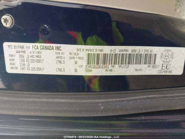 Dodge Grand Caravan Se 2016 2C4RDGBG2GR163053 Image 17
