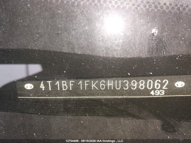 Toyota CAMRY LE 2017 4T1BF1FK6HU398062 Image 18