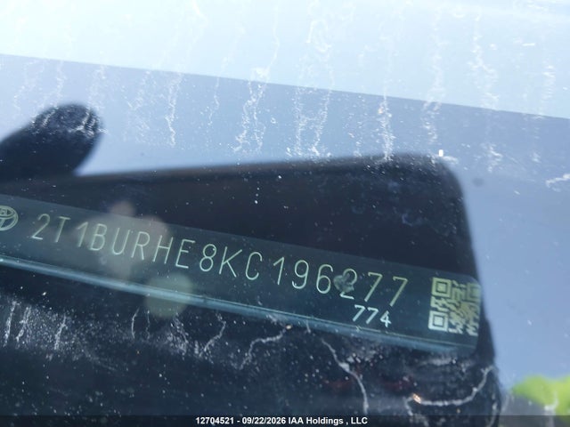 Toyota COROLLA CE 2019 2T1BURHE8KC196277 Image 17