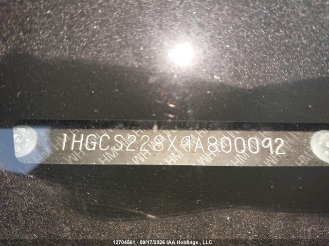Aukcja sprzedaży 2009 Honda Accord Ex-l V6, vin: 1HGCS228X9A800092, numer aukcji: 12704561