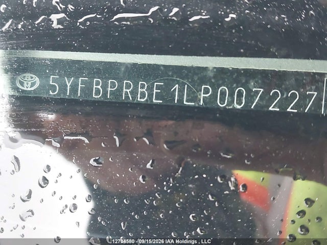 5YFBPRBE1LP007227 Toyota COROLLA LE