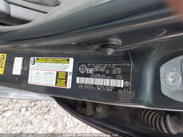 12704630 :رقم المزاد ، 2T1BU4EE6AC303901 vin ، 2010 Toyota Corolla S/le/xle مزاد بيع