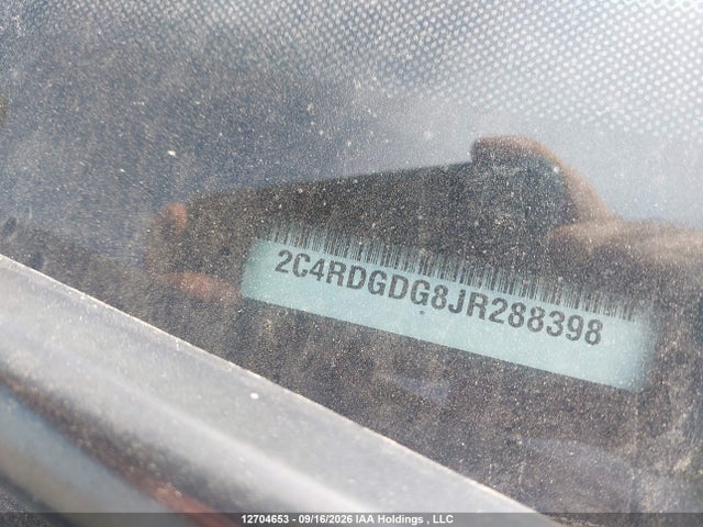 12704653 :رقم المزاد ، 2C4RDGDG8JR288398 vin ، 2018 Dodge Grand Caravan Crew مزاد بيع