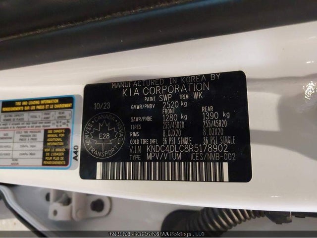 KIA Ev6 Land W/gt-line Pkg 1/land W/gt-line Pkg 2 2024 KNDC4DLC8R5178902 Image 9