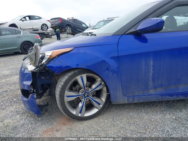 12704683 :رقم المزاد ، KMHTC6AD4DU150177 vin ، 2013 Hyundai Veloster مزاد بيع