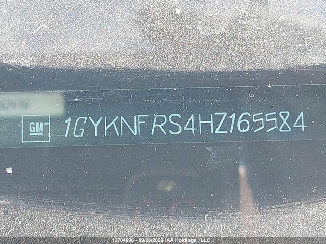 12704696 :رقم المزاد ، 1GYKNFRS4HZ165584 vin ، 2017 Cadillac Xt5 Platinum مزاد بيع