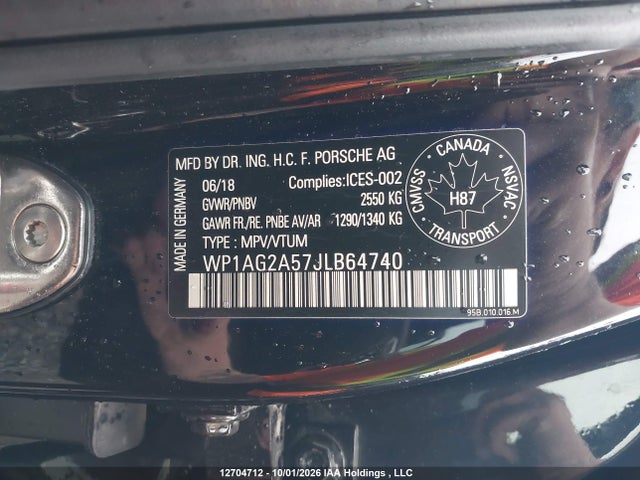 Porsche Macan Gts 2018 WP1AG2A57JLB64740 Image 9