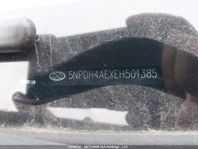 12704737 :رقم المزاد ، 5NPDH4AEXEH501385 vin ، 2014 Hyundai Elantra Gls مزاد بيع