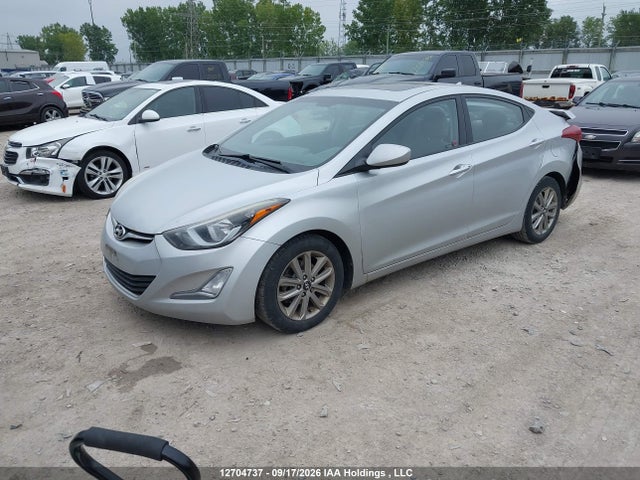 12704737 :رقم المزاد ، 5NPDH4AEXEH501385 vin ، 2014 Hyundai Elantra Gls مزاد بيع