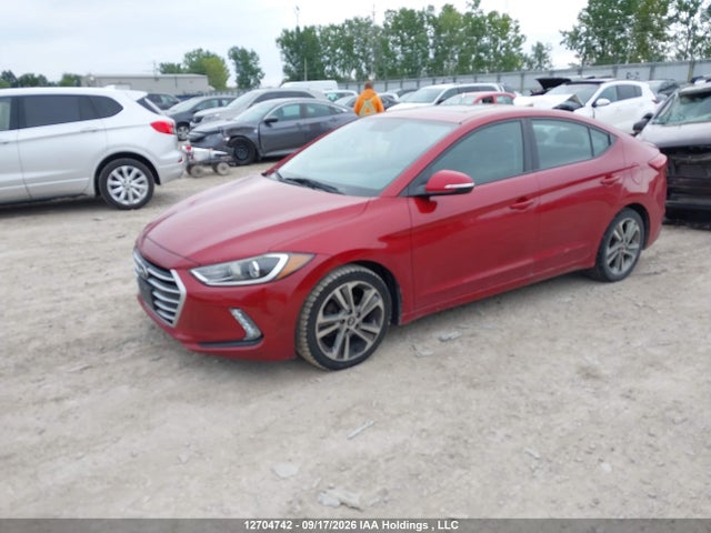 2017 Hyundai Elantra Gls მანქანა იყიდება აუქციონზე, vin: KMHD84LFXHU190763, აუქციონის ნომერი: 12704742