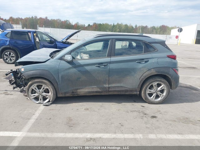 12704771 :رقم المزاد ، KM8K2CAB8NU802702 vin ، 2022 Hyundai Kona Sel/se مزاد بيع