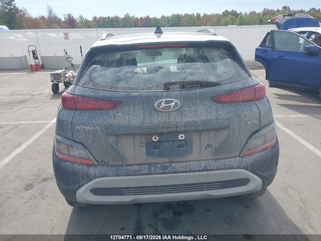 12704771 :رقم المزاد ، KM8K2CAB8NU802702 vin ، 2022 Hyundai Kona Sel/se مزاد بيع