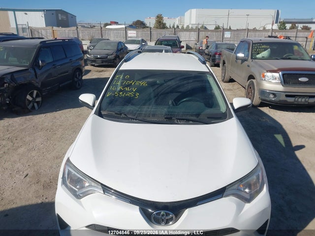 Продажа на аукционе авто 2016 Toyota Rav4 Le, vin: 2T3BFREV0GW531253, номер лота: 12704846