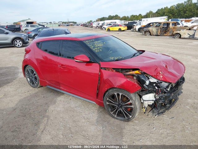 12704849 :رقم المزاد ، KMHTC6AE4GU251989 vin ، 2016 Hyundai Veloster Turbo مزاد بيع