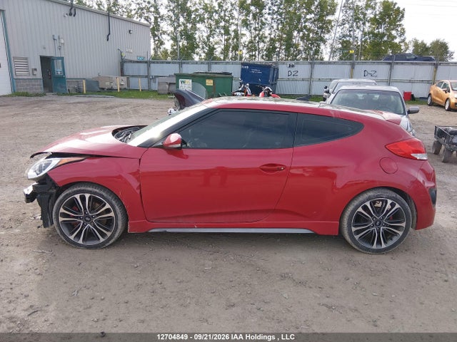 2016 Hyundai Veloster Turbo მანქანა იყიდება აუქციონზე, vin: KMHTC6AE4GU251989, აუქციონის ნომერი: 12704849