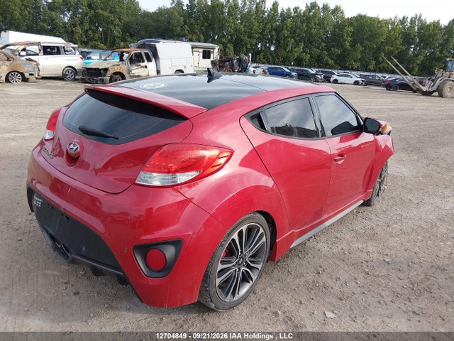 2016 Hyundai Veloster Turbo მანქანა იყიდება აუქციონზე, vin: KMHTC6AE4GU251989, აუქციონის ნომერი: 12704849