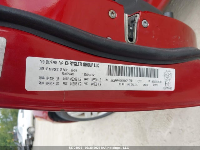 12704936 :رقم المزاد ، 1B3CB4HA4AD608062 vin ، 2010 Dodge Caliber Sxt مزاد بيع