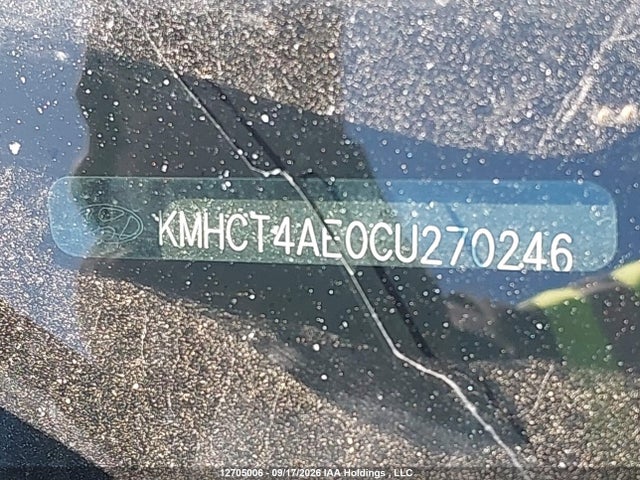 2012 Hyundai Accent Gl მანქანა იყიდება აუქციონზე, vin: KMHCT4AE0CU270246, აუქციონის ნომერი: 12705006