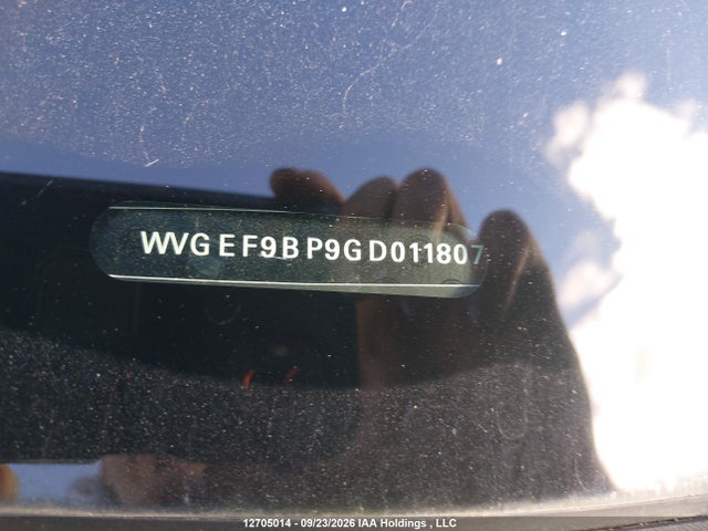 Продаж на аукціоні авто 2016 Volkswagen Touareg Sport/lux/executive, vin: WVGEF9BP9GD011807, номер лоту: 12705014