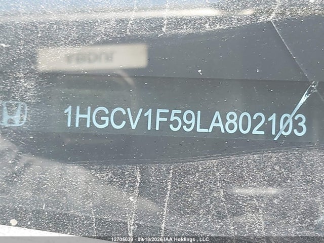 Продаж на аукціоні авто 2020 Honda Accord Exl, vin: 1HGCV1F59LA802103, номер лоту: 12705039