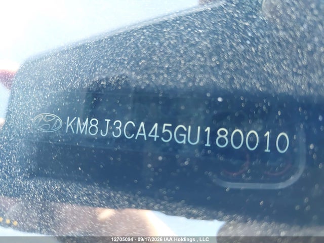 KM8J3CA45GU180010 Hyundai Tucson Limited/sport And Eco/se