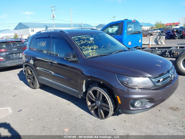 Aukcja sprzedaży 2016 Volkswagen Tiguan Comfortline/highline/special Edition, vin: WVGJV7AX9GW506438, numer aukcji: 12705105