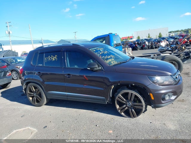 Aukcja sprzedaży 2016 Volkswagen Tiguan Comfortline/highline/special Edition, vin: WVGJV7AX9GW506438, numer aukcji: 12705105