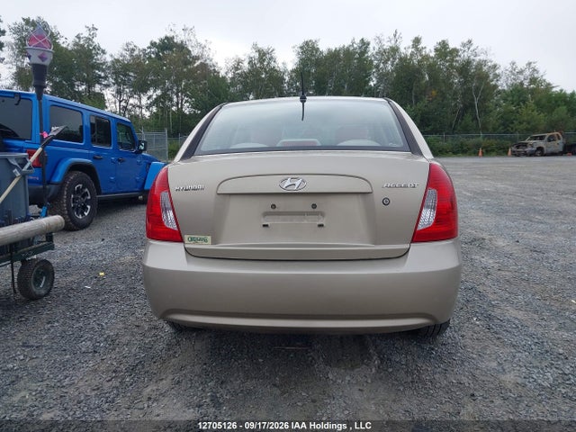 Aukcja sprzedaży 2008 Hyundai Accent Gl/gls/l, vin: KMHCN45C38U252687, numer aukcji: 12705126