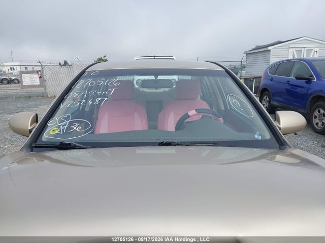 Aukcja sprzedaży 2008 Hyundai Accent Gl/gls/l, vin: KMHCN45C38U252687, numer aukcji: 12705126