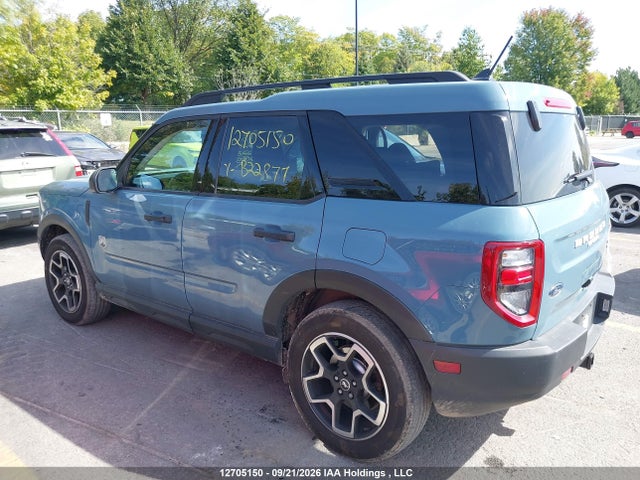 12705150 :رقم المزاد ، 3FMCR9B63MRB22877 vin ، 2021 Ford Bronco Sport Big Bend مزاد بيع