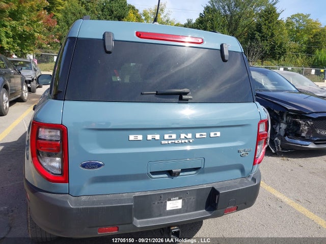 12705150 :رقم المزاد ، 3FMCR9B63MRB22877 vin ، 2021 Ford Bronco Sport Big Bend مزاد بيع