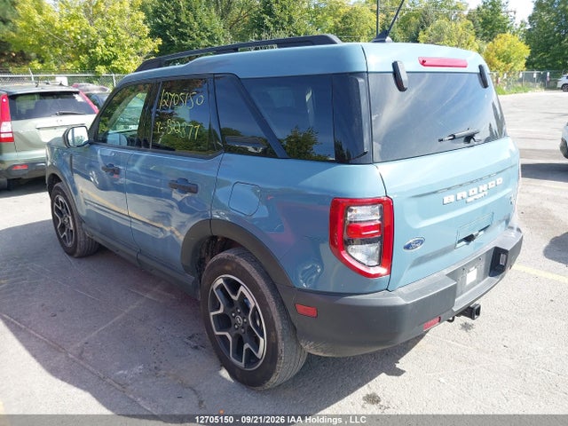 12705150 :رقم المزاد ، 3FMCR9B63MRB22877 vin ، 2021 Ford Bronco Sport Big Bend مزاد بيع