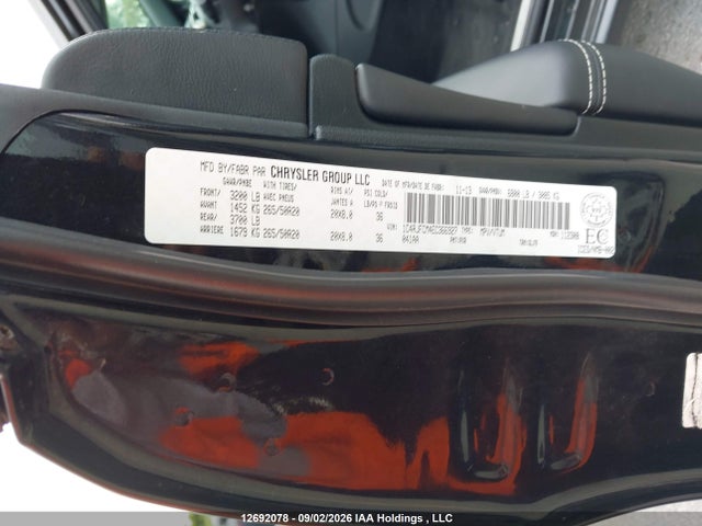 Продажа на аукционе авто 2014 Jeep Grand Cherokee Overland, vin: 1C4RJFCM4EC366927, номер лота: 12692078